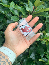 Load image into Gallery viewer, Kansas City Chiefs Shot Glass - Permanent Vinyl Design for Durability - 2 fl oz Capacity
