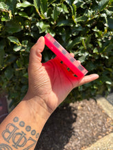 Load image into Gallery viewer, Handmade Resin Delta Sigma Theta Sorority Coaster – Crimson &amp; Cream Pride
