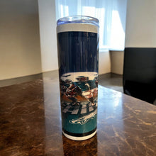 Load image into Gallery viewer, Personalized Philadelphia Eagles Tumbler - 20 Oz Cup with Name Customization
