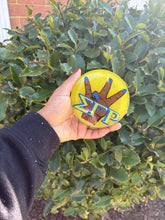 Load image into Gallery viewer, Sigma Gamma Rho Sorority Hand Sign Coaster - Epoxy Resin Vinyl Drink Coaster
